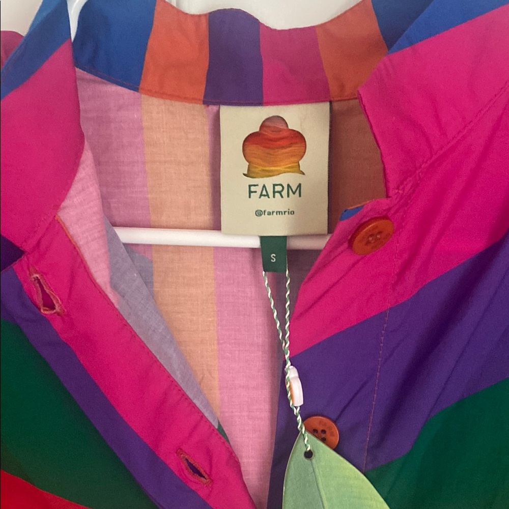 FARM Rio Colorful Geometric Midi Dress - Picture 7 of 9